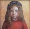 MARY E CARTER - The Lion Child - oil on canvas - 18 x 18 cm - €300 - SOLD