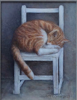MARY E CARTER - The School Chair - oil on canvas - 19 x 18 cm - €350
