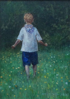 MARY E CARTER - The Meadow - oil on canvas - 19 x 16 cm - €325