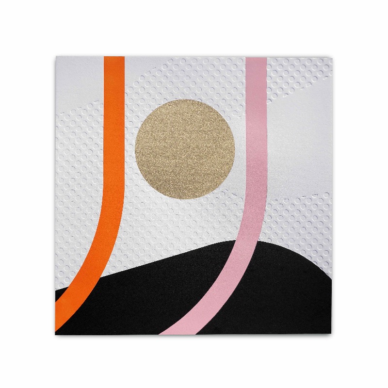SHANE O'DRISCOLL - All one under the sun - pink - silkscreen - 49 x 49 cm - €350