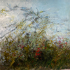 JO ASHBY - Hawthorn Hedge III - mixed media - 42 x 42 cm - €300
