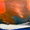 MICHAEL McSWINEY - Code Orange - oil on canvas - 40 x 40 cm - €550 -SOLD