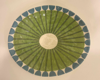 ANDREW LUDICK - Green & Turquoise Seed Head Plant Plate - ceramic - €220