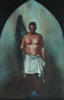 JAMES WALLER - The Gift of Azurire - oil on linen - 85 x 55 cm - €1800 -SOLD