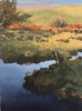 JANET MURRAN - Riverscapes V - acrylic on canvas on board - 34 x 28 cm - €300
