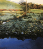 JANET MURRAN -Sweet Fields III - acrylic on wood - 30 x 26 cm - €595