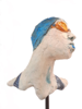 AYELET LALOR - The Sea itself floweth in your veins II (detail) - ceramic, pigment, wax, steel -47x 16 x 11 cm - €480