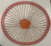 ANDREW LUDICK - Orange & Pink Seed Head Plant Plate - ceramic - €220