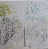 SARAH LONG - Spring on the String - acrylic on canvas - 30 x 30 cm - €350
