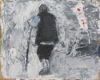 CHRISTINE THERY - A Nun returns - oil on canvas - 20 x 25 cm - €650