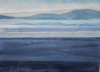 ANGELA FEWER - Bue Sea - watercolour on paper - 57 x 56 cm - €300