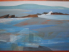 ANGELA FEWER - Evening Sea -acrylic on  board - 48 x 63 cm - €1100 