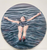 ANGIE SHANAHAN - Girl Afloat - acrylic on canvas - €1200