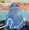 CATHERINE WELD - Fragile Island IV- mixed media on paper - 46 x 46 cm - €700