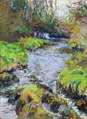 DAMARIS LYSAGHT ~ - Greenmount River, Upstream - Oil on Canvas on Board - 40 x 30 cm - €925