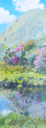 DAMARIS LYSAGHT - Invasive Alien Species - Rhododendron - oil on panel - 40 x 15 cm - €625