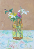 DAMARIS LYSAGHT - Spring Flowers - oil on panel - 20 x 14 cm - €375
