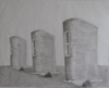 DIARMUID BREEN - Predicament Place 3 - pencil on paper - tripych- - €520 for all 3