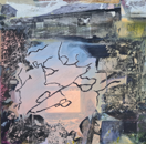 DICK RICHARDS - Fragments 5 - mixed media on canvas - 30 x 30 cm - €230