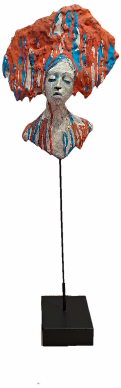 Ayelet Lalor - Sunburst IV - jesmonite & steel - €