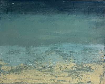 Bernadette Burns - Night Falls - oil on canvas - 30 x 25 cm - €390