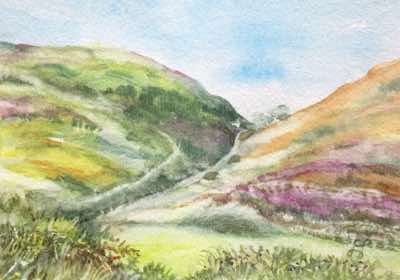 Claire Halliday - Take the High Road - 17 x 20 cm - €200