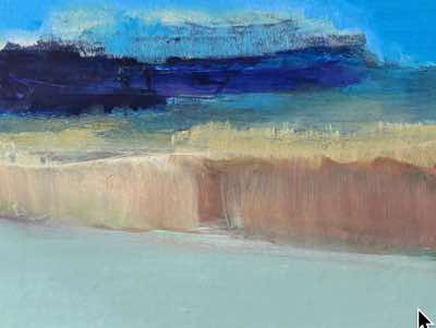 Donna McNamara - Beyond West - oil & acrylic on board - 29 x 36 cm - €500