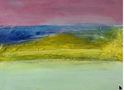 Donna McNamara - Sea of Colour - oil & acrylic on board - 29 x 34 cm - €580