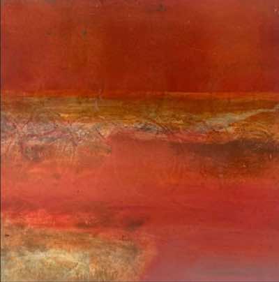 Donna McNamara - Vista III - mixed media on paper - 38 x 38 cm - €450