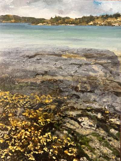 Janet Murran - Landscape Study - acrylic on board - 24 x 18 - €350