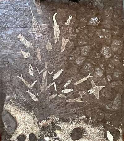 Keith Payne - The Ancestors - museum cast resin/coral & sand - NFS