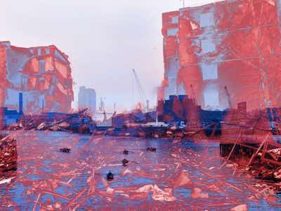 Tomasz Madajckzak - Wave of Change - digital montage - 73 x 53 - €425