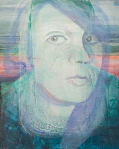 Siobahn O'Leary - Headscape - acrylic on canvas - 40 x 50 cm - €660