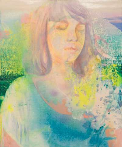 Siobahn O'Leary - All the Flowers - acrylic on canvas - 40 x 50 cm - €560