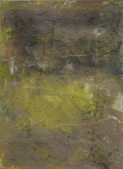GANA ROBERTS - Sulphur Mountain 6 - oil, cold wax & mixed media - 59 x 49 cm - €220