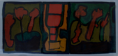 GORDON MOXLEY - Garden of People - acrylic - 30 x 49 cm - €170 