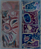 GORDON MOXLEY - The Two Pillars - acrylic - 32 x 32 cm - €160 