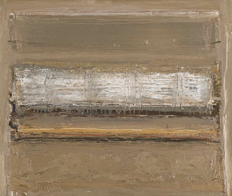 IAN HUMPHREYS - Carved in Stone - oil on canvas - 102 x 116 cm - €9000