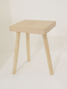 JAMES CARROLL - Small ash 3 legged stool - €120