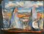 JOAKIM SAFLUND - Seeker - mixed media on panel - 20 x 26 cm - €480
