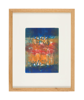 JOHN SIMPSON - Fire within - monoprint - 49 x 39 cm -€300