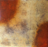 JUNE DURKIN - Burning - mixed media - 61 x 61 cm - €650