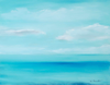 KATHLEEN KELLEY REARDON - Seaside Calm - oil on canvas - 28 x 36 cm -  guide price €250