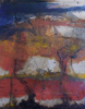LARS_ERIC BUEB - Native American Bridge - water, oil, pigments, gum arabic - 93 x 75 cm  - €1380