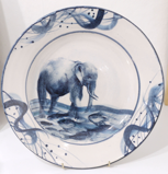 LEDA MAY ~ Elephant Plate - porcelain - €280