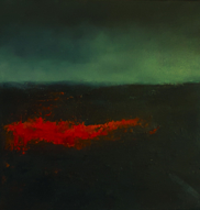 LESLEY COX - Wildfire - oil on canvas - 30 x 30 cm - €400