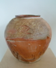 MARCUS O'MAHONY - Large Vessel - stoneware with ash glaze & slip - 32 x 30 cm - €1100