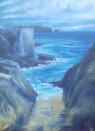 MARINA THOMAS - The Fisherman's Way - oil - 40 x 30 cm -€380
