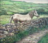MARY E CARTER - The Irish Horse - oil on board - 10 x 10 cm - €175