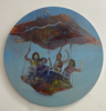 OONAGH HURLEY - Carnival - acrylic on board - 60 cm diameter - €1400